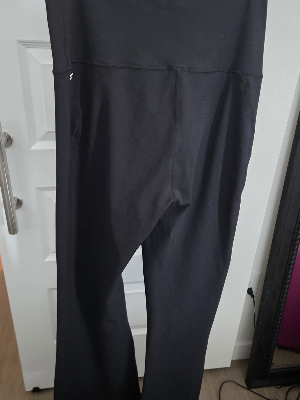 Fabletics Black High-Waist Flare Leg Pants - Picture 4 of 10